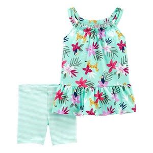 Little girls too and bike shorts